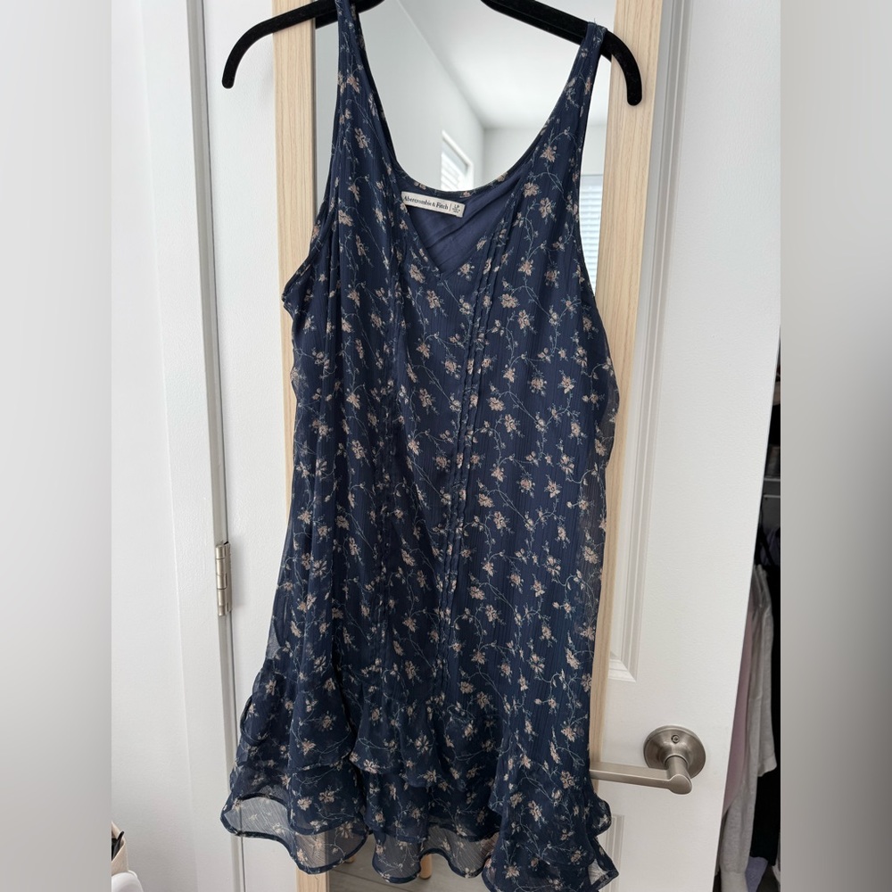 Abercrombie & Fitch Navy Floral Mini Dress